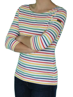 Saint James Da. Bretagne Shirt 3/4 Arm 39 Saint James Da. Bretagne Shirt 3/4 Arm -Modekleidung Saint James Damen Shirt Garde Cote 5526 2