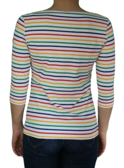 Saint James Da. Bretagne Shirt 3/4 Arm 41 Saint James Da. Bretagne Shirt 3/4 Arm -Modekleidung Saint James Damen Shirt Garde Cote 5526 3