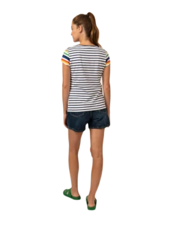 Saint James Da. 1361 Franceville T-Shirt Anti UV -Modekleidung Saint James Damen Shirt Plyamid 1361 1