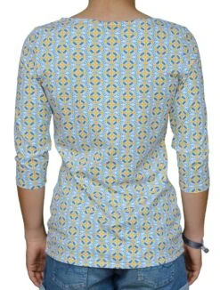 Saint James Da. Bretagne Shirt 3/4 Arm 29 Saint James Da. Bretagne Shirt 3/4 Arm -Modekleidung Saint James Garde Cote 3830 Impri 3