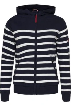 Sea Ranch Dünne Damen Windbreaker Strickacke Kapuze