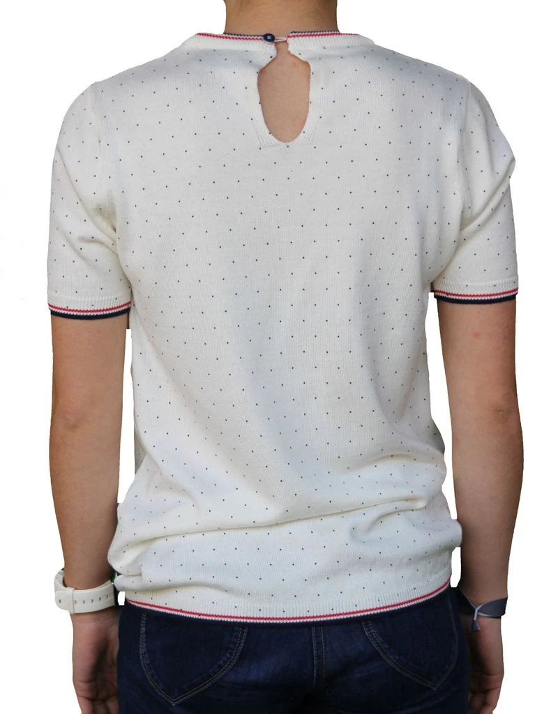 Sea Ranch Da. Pulli Weiß Mit Punkten 4 Sea Ranch Da. Pulli Weiß Mit Punkten – Bild 2