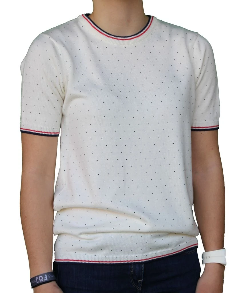 Sea Ranch Da. Pulli Weiß Mit Punkten 3 Sea Ranch Da. Pulli Weiß Mit Punkten