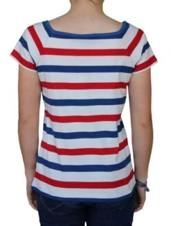 Sea Ranch Shirt Gestreift -Modekleidung Sea Ranch T Shirt Melanie weiss blau rot 2