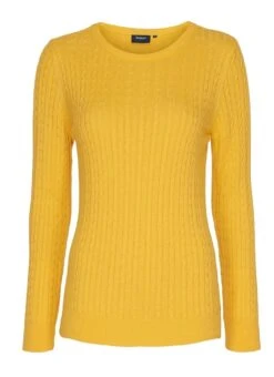 Sea Ranch Damen Pullover Dünner Strick Gelb