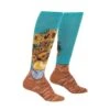 Sock It To Me - Damen Socken Lang - Sunflowers Van Gogh -Modekleidung Sunflowers van Gogh Damen Socken lang F0532