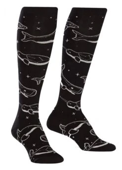 Sock It To Me - Damen Socken Lang - Stellar Wales Leuchtet Im Dunkeln