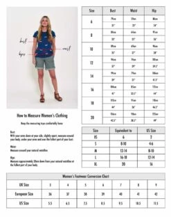 Breakeburn T-Shirt Stemmed Floral -Modekleidung newsize chart 01 copy 1