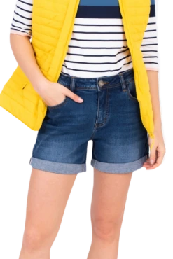 Brakeburn Damen Jeanshose Kurz